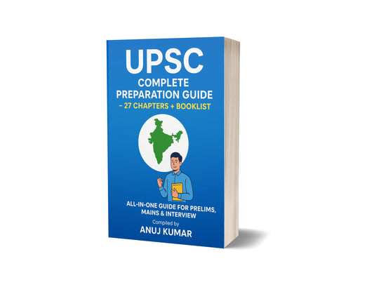 UPSC Complete Preparation Guide 2025 | 27 Chapter+Booklist | All In One Guide For Mains, Prelims,Interview