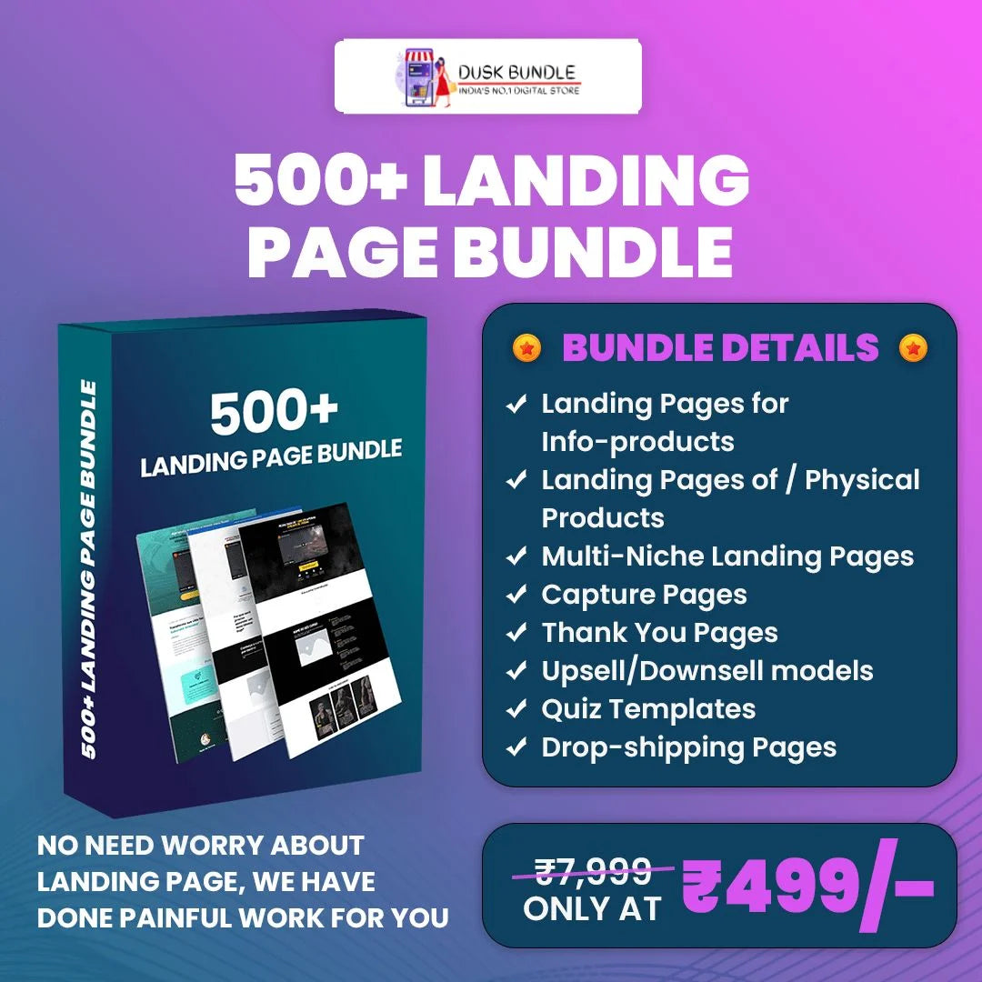 1000+ Digital Products Bundle Mega + Free Digital Product Bundle Selling Course