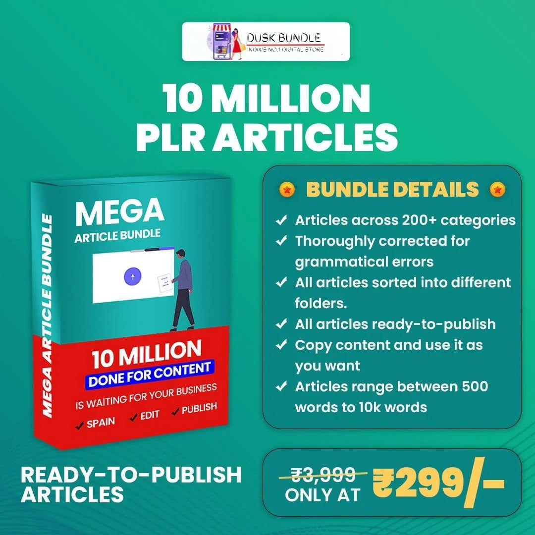 1000+ Digital Products Bundle Mega + Free Digital Product Bundle Selling Course